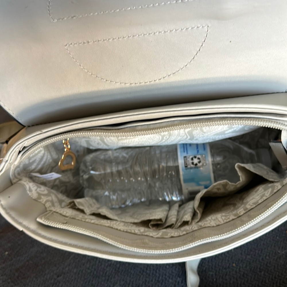 Gray/Blue medium handbag with strap - Picture 2 of 4